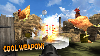 Cluck Shot: Chicken Gun Game Screenshot3