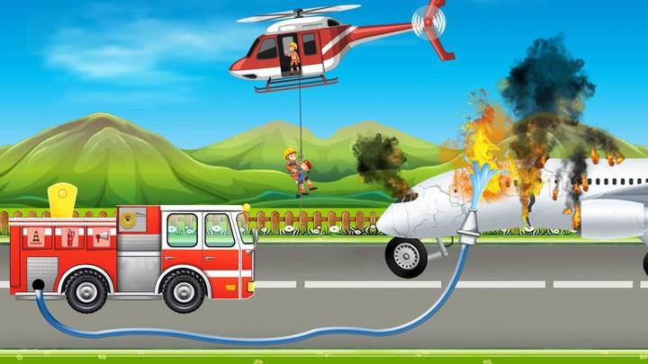 Fire Engine Rescue Truck Games Screenshot3