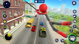 Spider Stickman Rope Hero Game Screenshot5