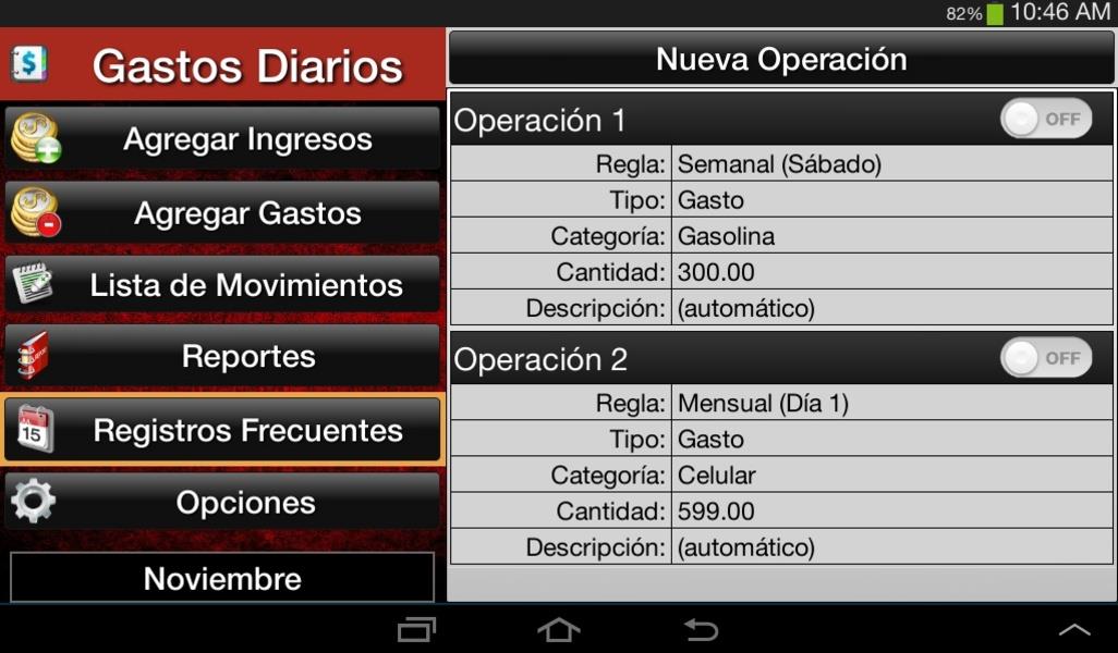 Gastos Diarios Screenshot3