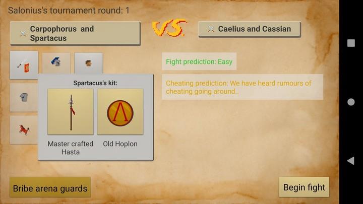 Gladiator manager Screenshot4