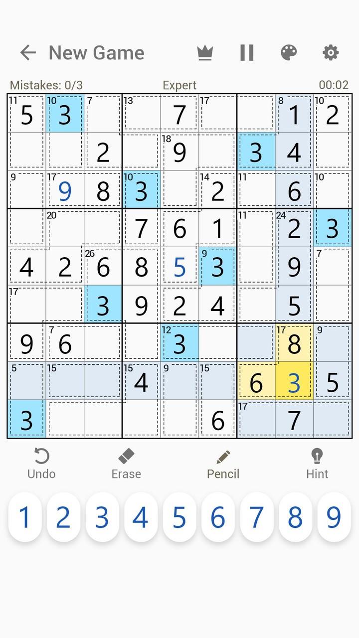 Killer Sudoku - Sudoku Puzzles Screenshot3