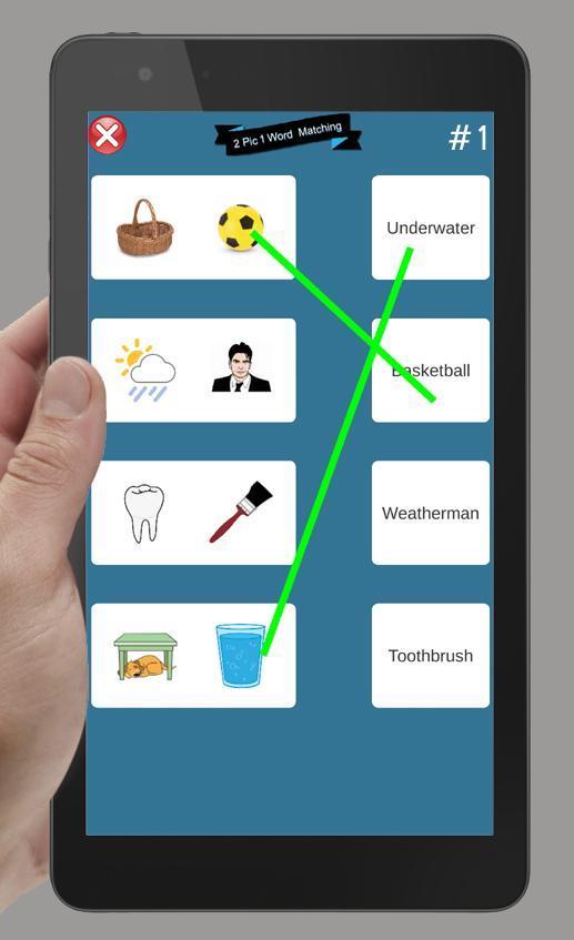 2 Pic 1 Word Matching Screenshot5