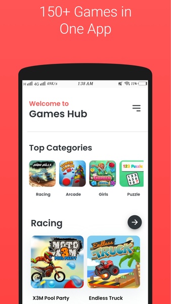 Games Hub - All in one game Screenshot1