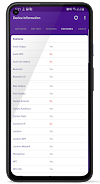 Device Information specs Screenshot7