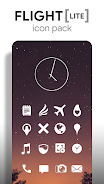 Flight Lite - Minimalist Icons Screenshot2