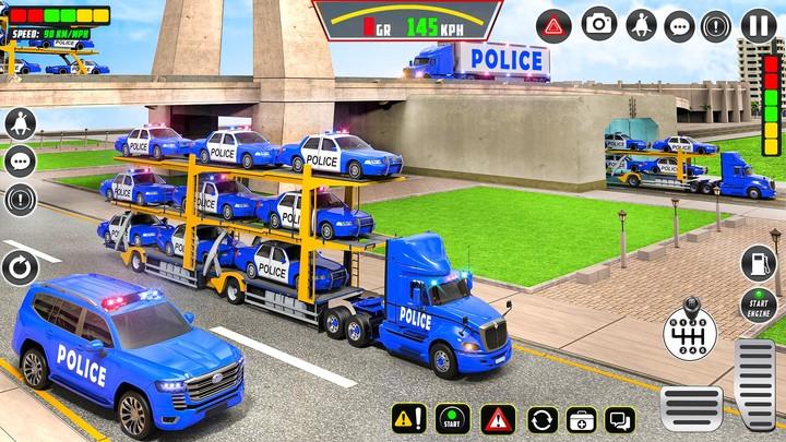 Police Vehicle Transport Games Screenshot4