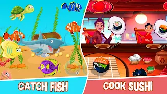 Sea Fishing - Fun Cooking Game Screenshot1