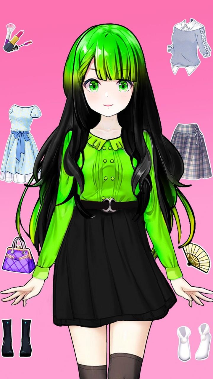 Anime Dress up and Makeup Game Screenshot5