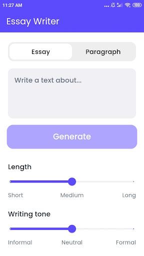 Essay Writer: AI Paragraph Screenshot4