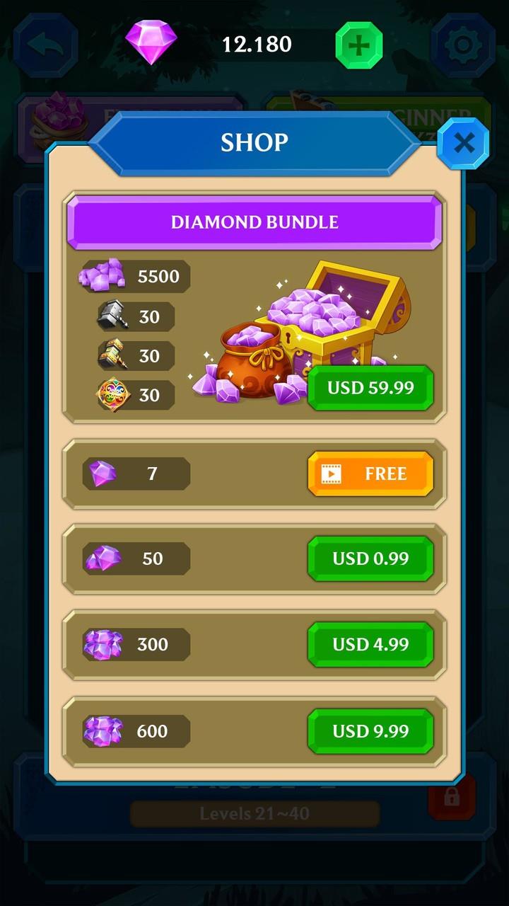 Magic Jewel Quest - Match 3 Screenshot5