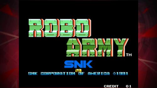 ROBO ARMY ACA NEOGEO Screenshot1