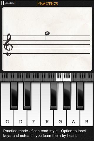 Note Trainer Lite Learn Piano Screenshot3