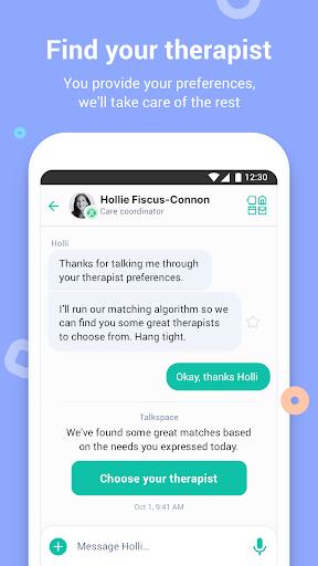 Talkspace Counseling & Therapy Screenshot4