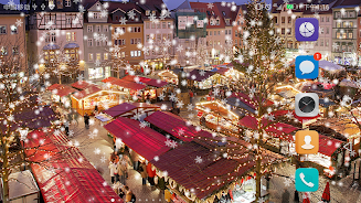 Christmas snow live wallpaper Screenshot6