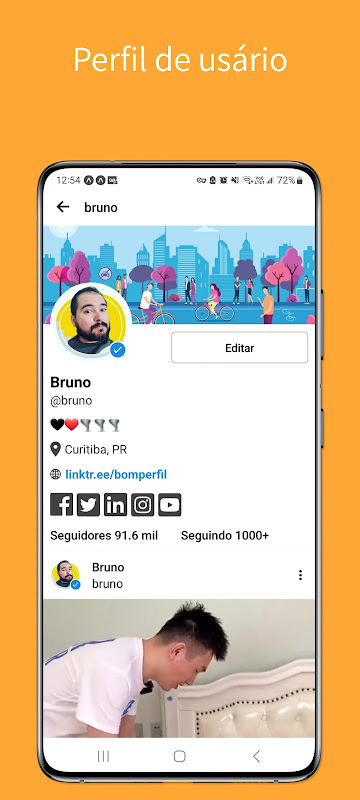 Brazilian social network BP Screenshot2