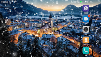 Christmas snow live wallpaper Screenshot8