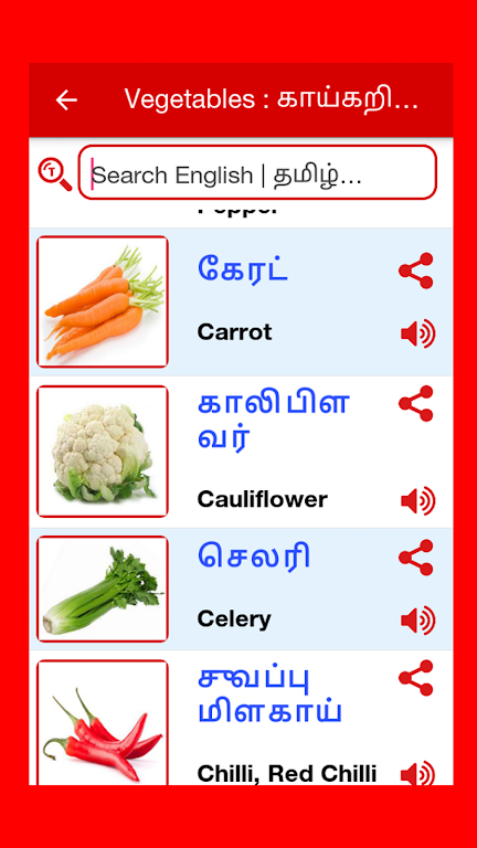 Tamil Word Book Screenshot2