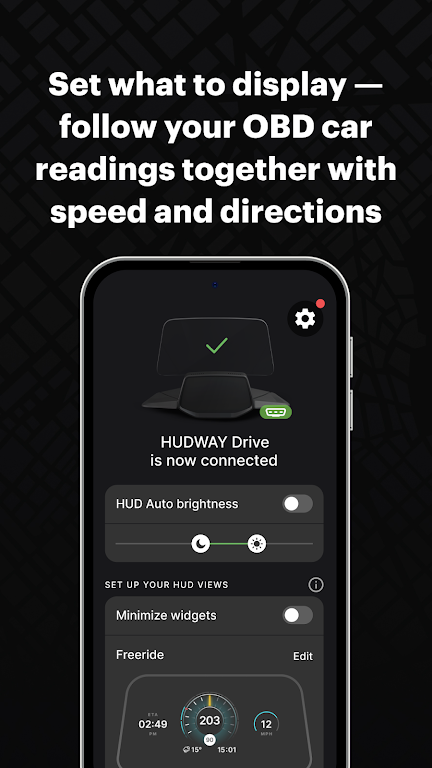 HUDWAY Drive: HUD for any car Screenshot3