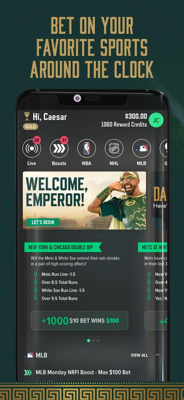 Caesars Sportsbook Nevada Screenshot1