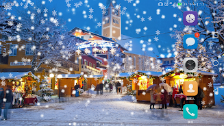 Christmas snow live wallpaper Screenshot7