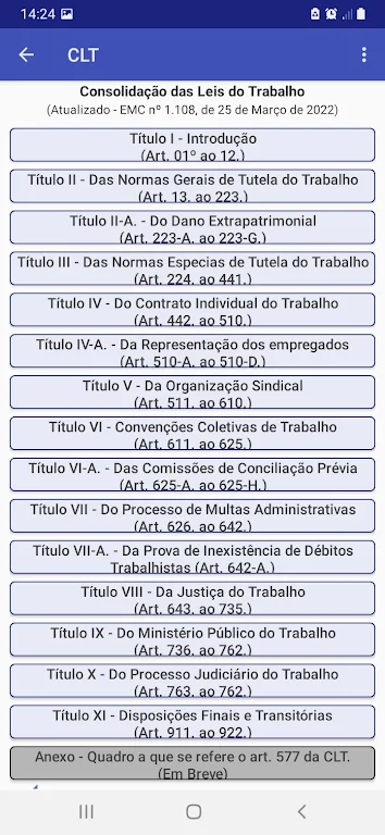 CLT 2024 - Leis do Trabalho Screenshot2