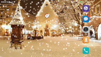 Christmas snow live wallpaper Screenshot5