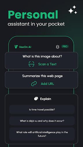 VoxOn - AI Chat Bot Assistant Screenshot2