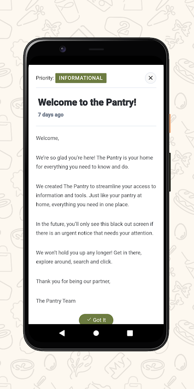 The Pantry: Associate App Screenshot3