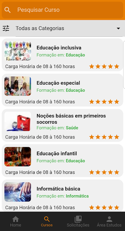 WR Educacional Cursos Online Screenshot2