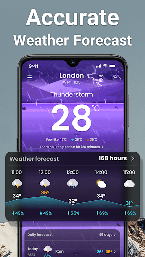 Weather Live radar & widgets Screenshot5