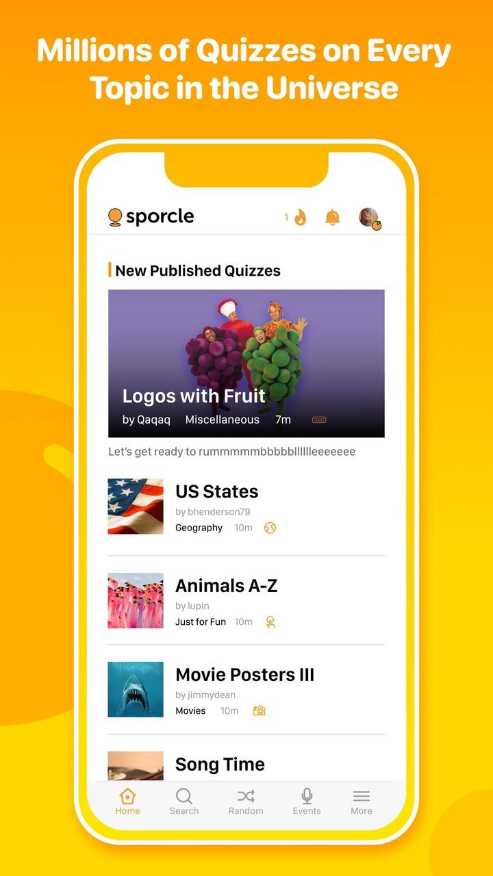 Sporcle Screenshot1