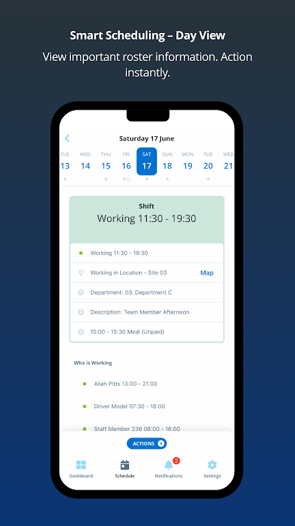 nimbus Employee App Screenshot4