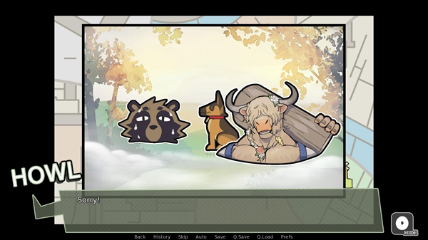 VNRen’PyHelward: A Tanuki Story Screenshot3