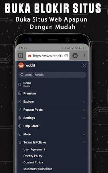 XNXUBD VPN Browser Screenshot1