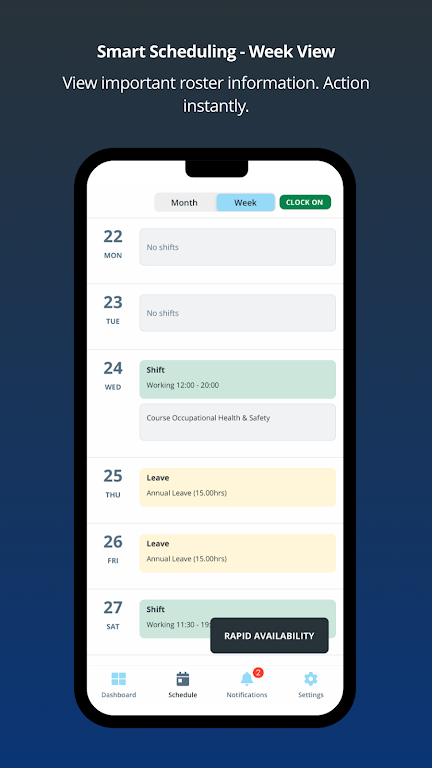 nimbus Employee App Screenshot3