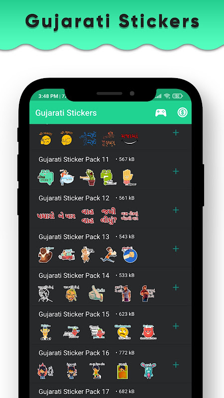 Gujarati Stickers for Whatsapp - Gujju WAStickers Screenshot3