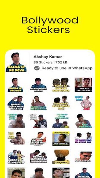 Bollywood Stickers : WASticker Screenshot1