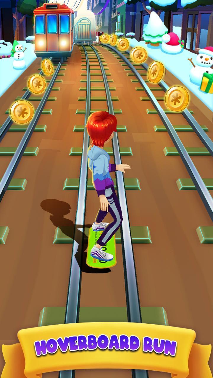 Railway train lady surfs Screenshot2