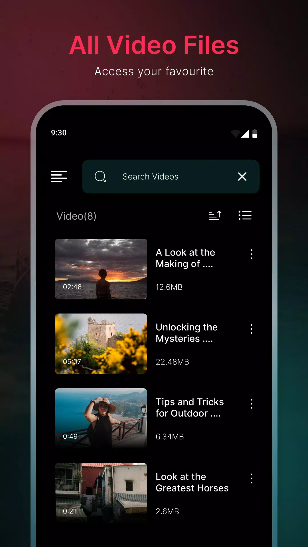 Video Player HD Screenshot1