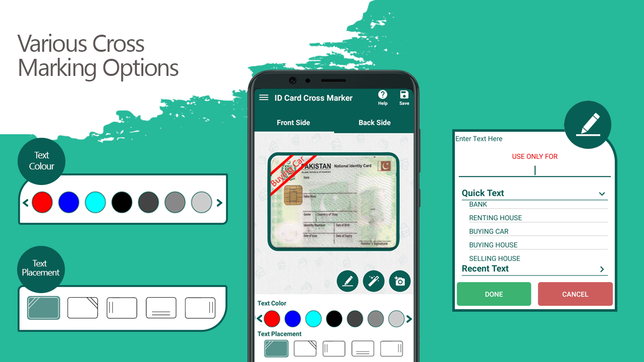 CNIC & ID Card Cross Marker Screenshot3