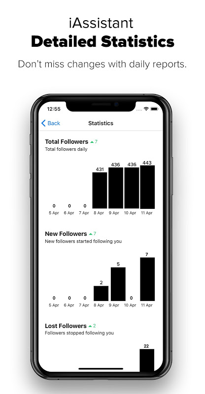 iAssistant Followers Analysis for Instagram Screenshot2