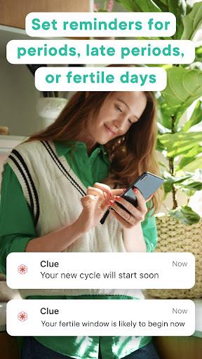 Period Tracker Clue: Period & Ovulation Tracker Screenshot3