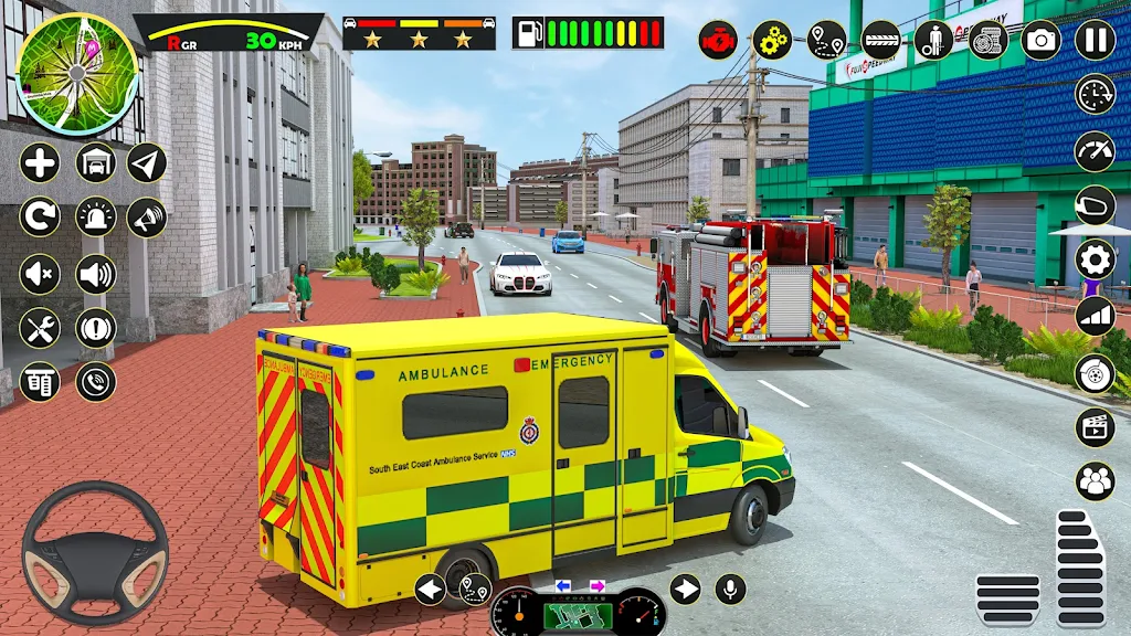 US Ambulance Driving Game 3D Screenshot2