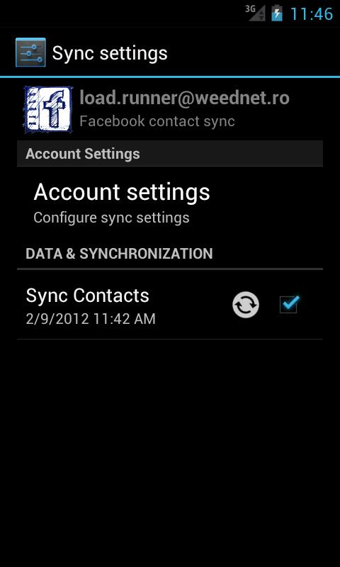 UberSync Facebook Contact Sync Screenshot3