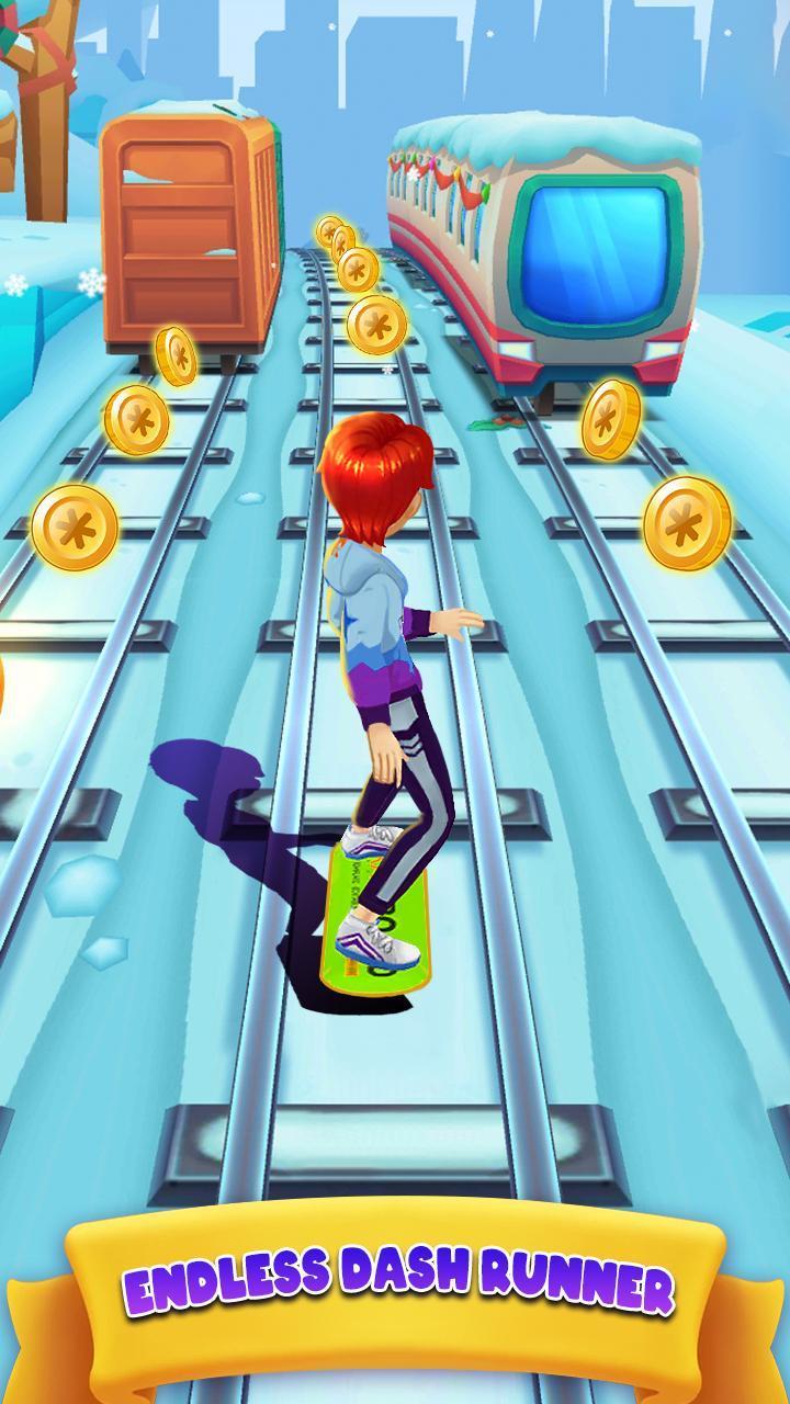 Railway train lady surfs Screenshot5