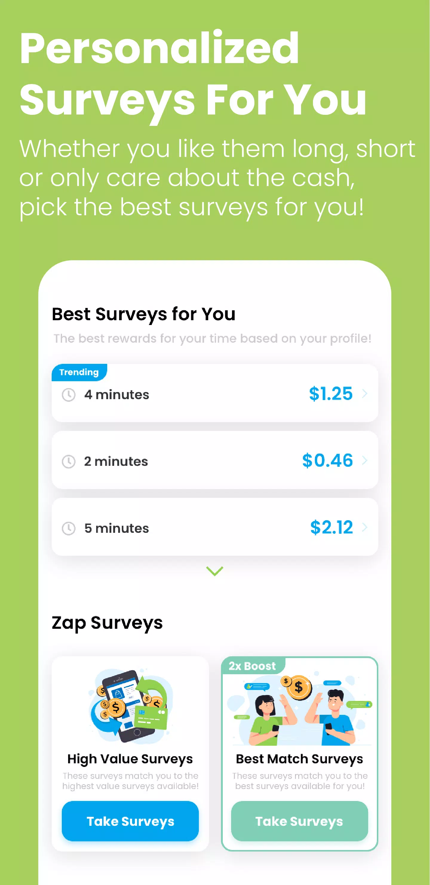 Zap Surveys Screenshot1