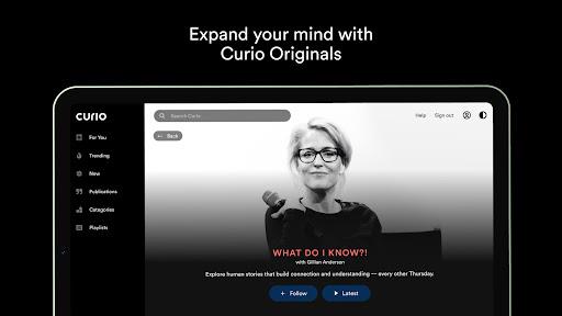 curio - intelligent audio for busy people Screenshot1