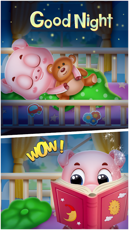 pinky pig daycare salon games Screenshot1