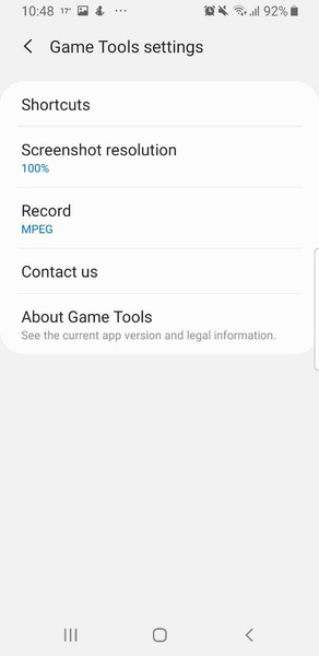 Samsung Game Tools Screenshot3